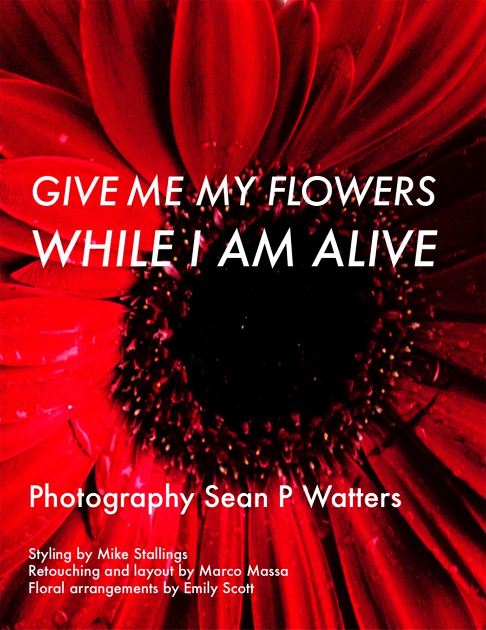 Give Me My Flowers While I Am Still Alive By Sean Patrick Watters